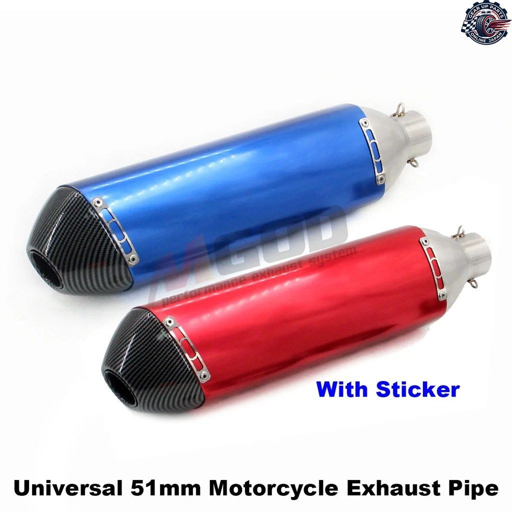 51mm 左右 オートバイ排気管 エスケープ モトバイク オフロード R1200GS F750GS CRF300L CRF230 CRF300V R6 790ADV