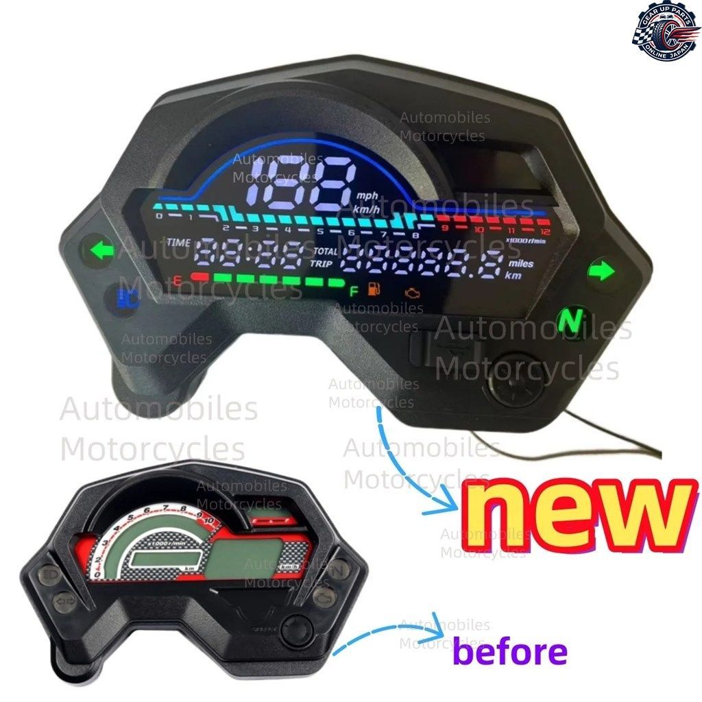 フルデジタルモーターサイクルメータースピードメーターLEDディスプレイYAMAHA FZ16 FZ 2.0 16 FZ S/FZ V1/FAZERタコメーター