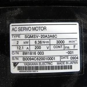 【新品★送料無料】YASKAWA サーボモータ SGMSV-20A3A6C【６ヶ月保証】