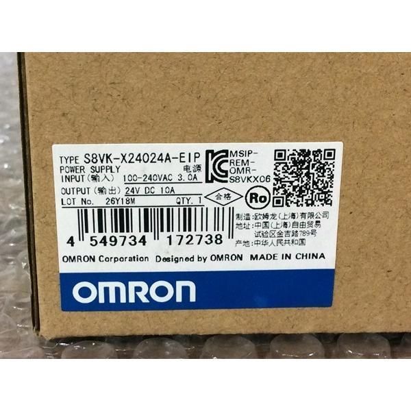 【新品★送料無料】OMRON オムロン S8VK-X24024A-EIP 24VDC 10A 用 スイッチ電源【６ヶ月保証】 51,900円