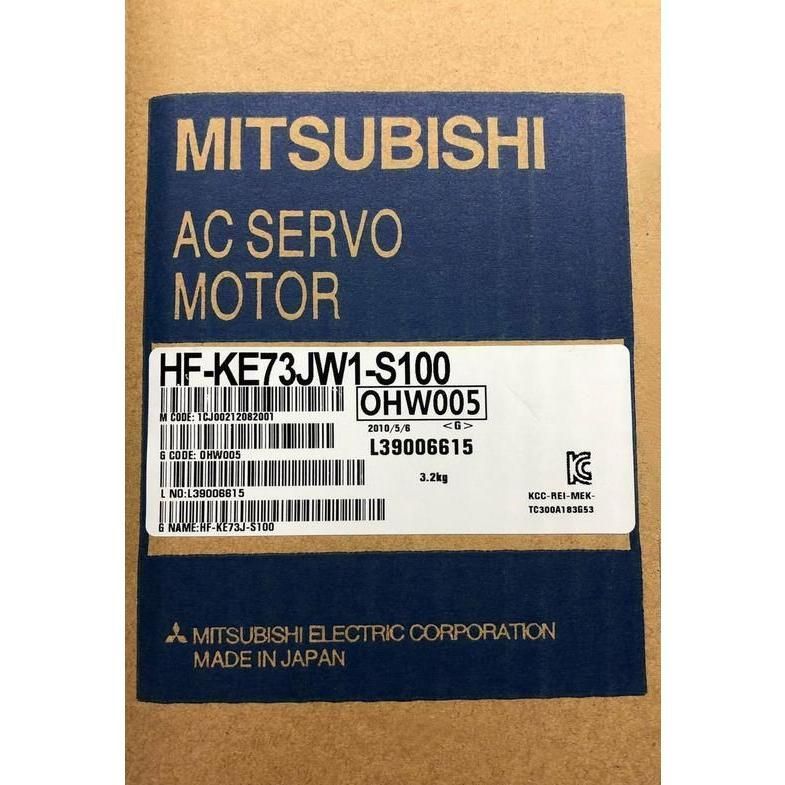 新品【 ★送料無料 】MITSUBISHI 三菱電機 HF-KE73JW1-S100 サーボモーター【６ヶ月保証】