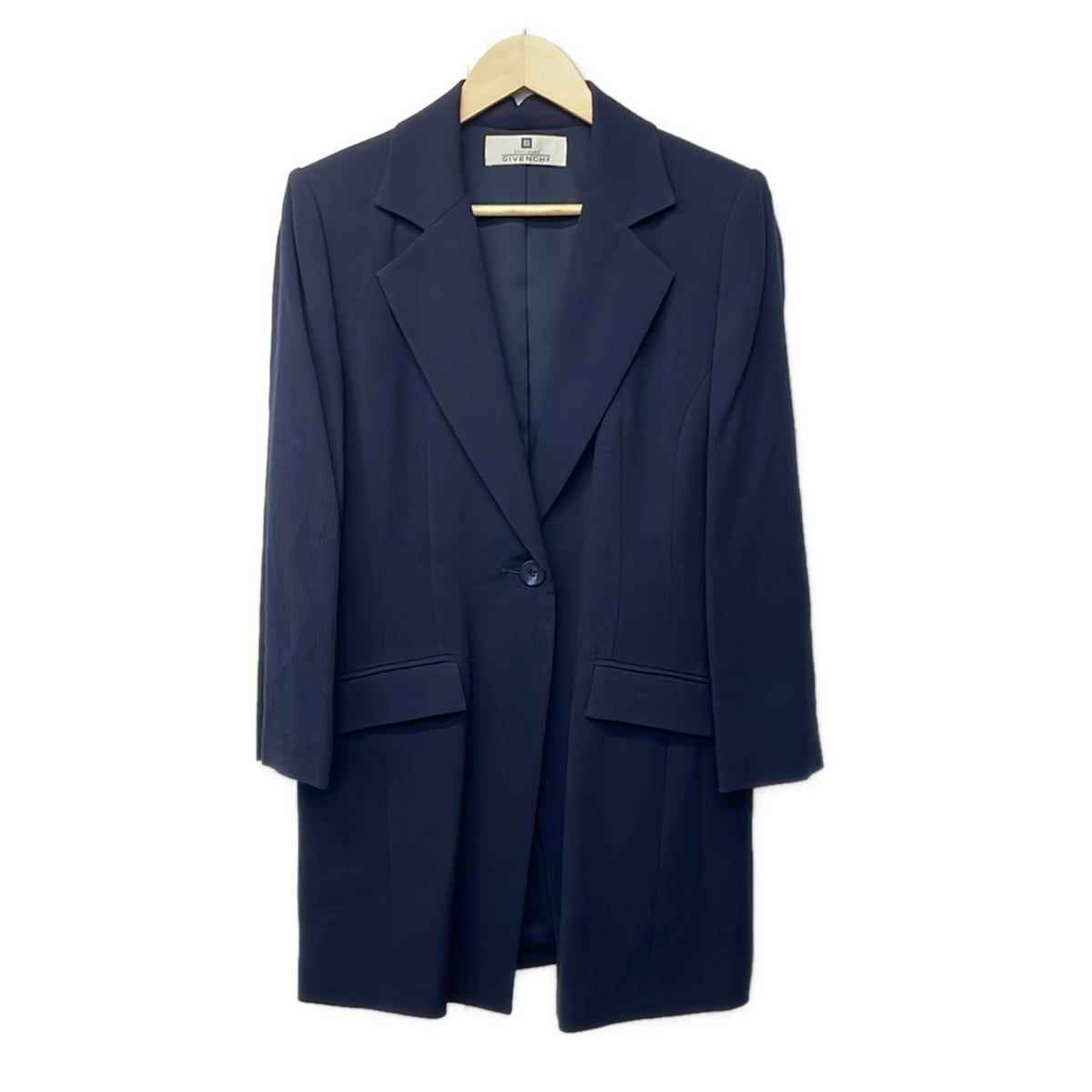 GIVENCHY ネイビー テーラードジャケット サイズ38 GIVENCHY(ジバンシー) ジャケット サイズ42 L レディース美品 - ダーク