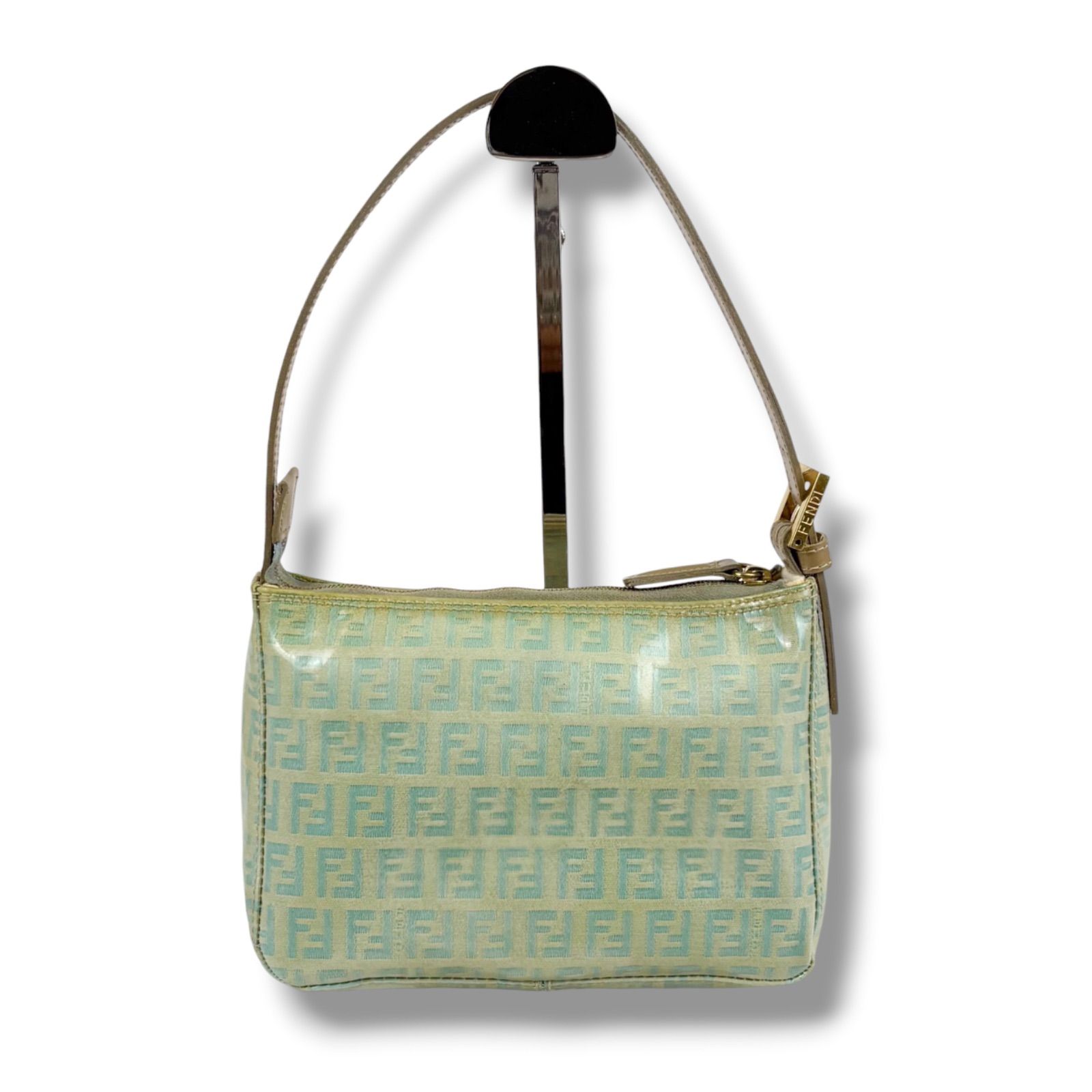 フェンディ FENDI ズッキーノ PVCキャンバス アクセサリーポーチ ミニ 