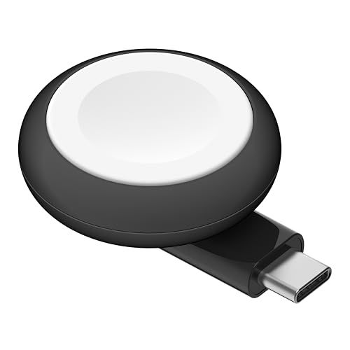 Belkin ポータブル Apple Watch充電器 ドングル USB-C 高速充電 Apple Watch Series 1/2/3/4/5/6/7/8/9/10/Ultra/SE 全モデル対応 ブラック WIZ022qcBK-B1 6a91b895