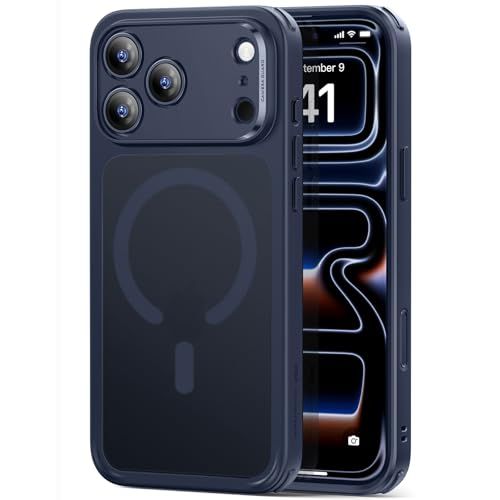 【3倍米軍MIL規格・MagSafe対応】ESR iPhone 17 Pro ケース ワイヤレス充電 ストラップホール付き エアガードコーナー 25W高速充電 Qi2.2対応 4H傷に強い背面 傷防止 滑り止め 指紋防止 耐衝撃 耐黄変 マグ 602d8474