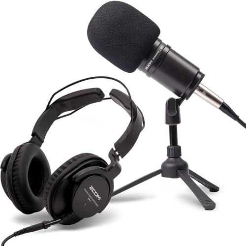 ZOOM XLR ダイナミックマイクセット【 マイク＋ヘッドホン＋スタンド】 配信/実況/ポッドキャスト向け ZDM-1PMP 国内正規品 国内発送 f1da73ad