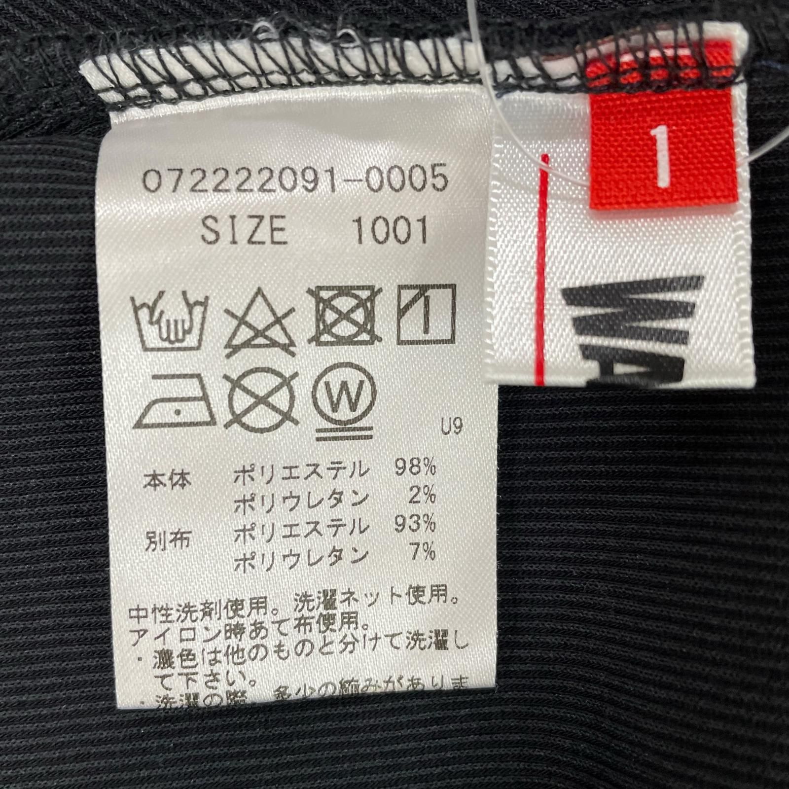WAAC ノースリーブゴルフウェア　サイズ1 中古 レディース ワック WAAC ノースリーブ 1(S) 黒 ブラック モック