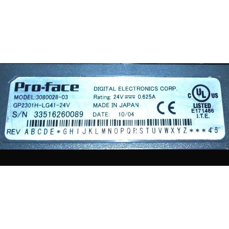 【新品★送料無料】Proface GP2301H-LG41-24V タッチパネル 表示器【６ヶ月保証】