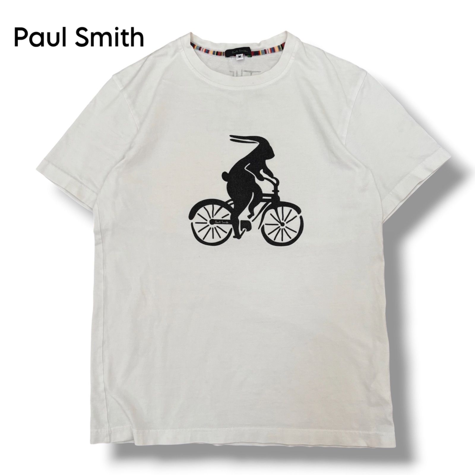 【Paul Smith】ラビット バイク プリント Tシャツ　M
