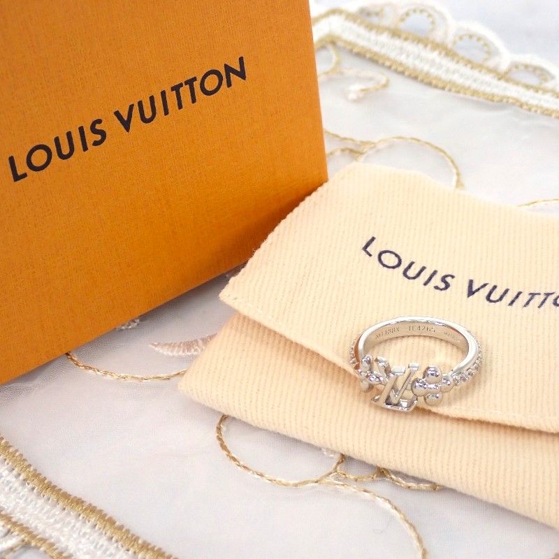 ルイヴィトン　リング　XSサイズ ルイヴィトン LOUIS VUITTON リング・LVアイコニック 指輪 7号 XS
