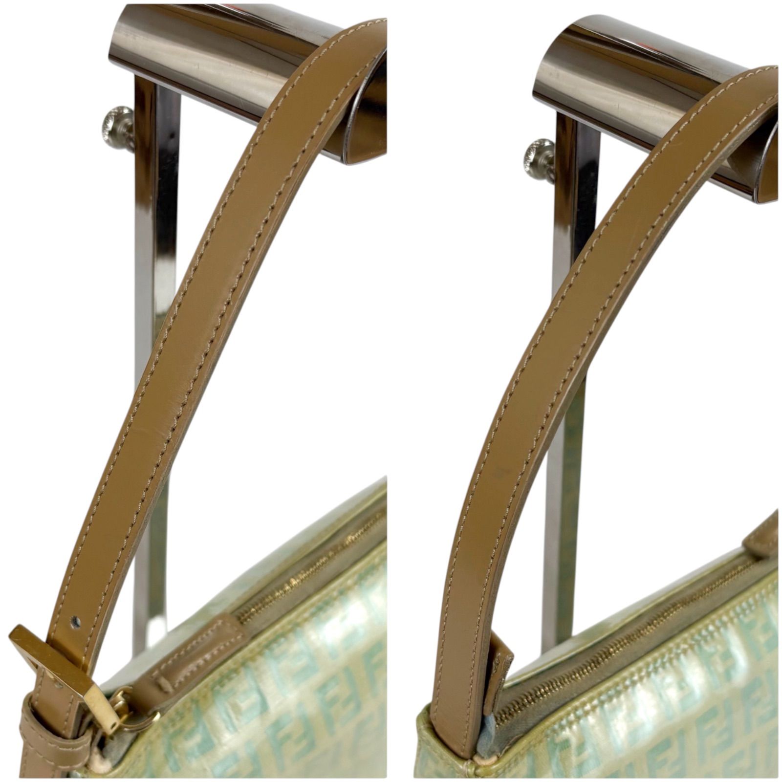 フェンディ FENDI ズッキーノ PVCキャンバス アクセサリーポーチ ミニ 