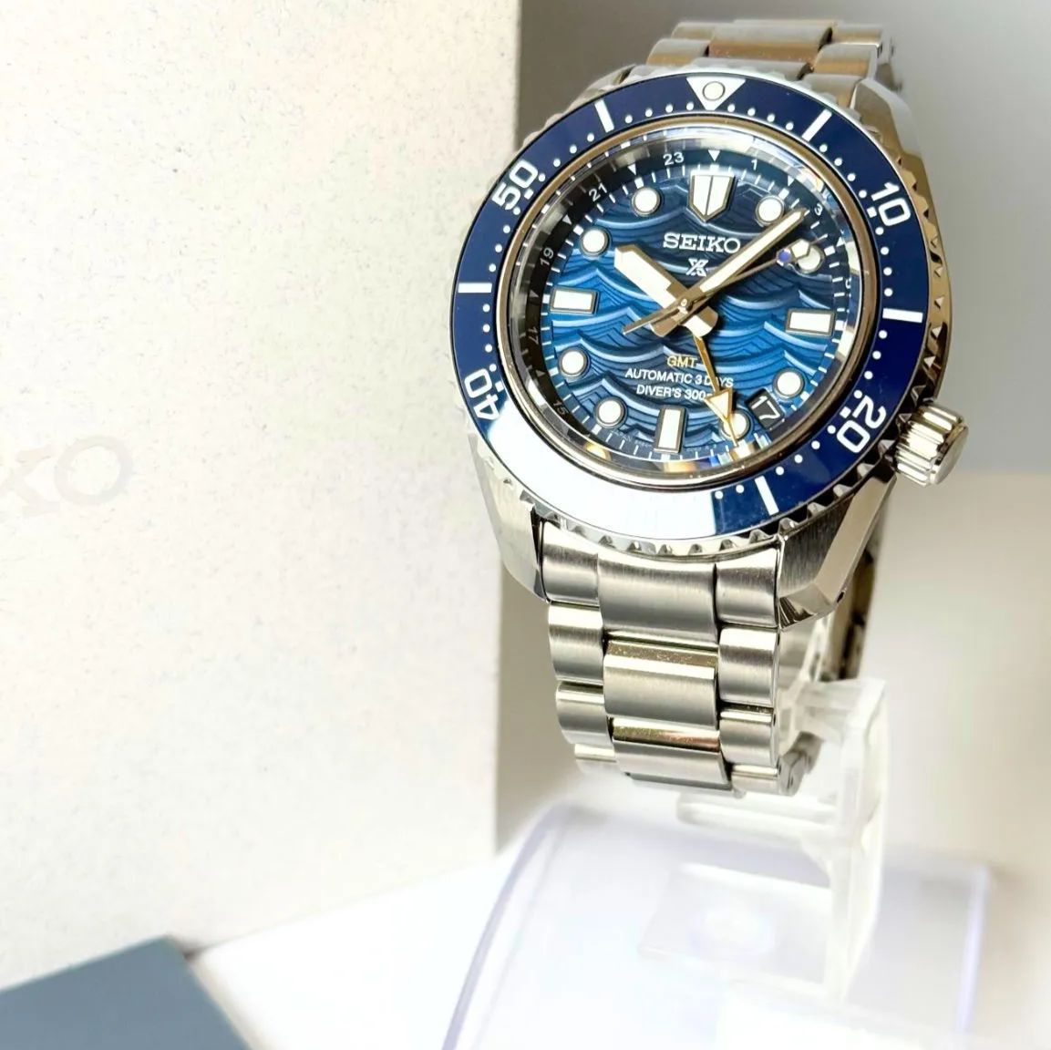 【6000本限定・美品】SEIKO PROSPEX プロスペックス Diver Scuba SBEJ027 6R54-00N0 1968 メカニカル GMT 60周年記念 自動巻 メンズ腕時計