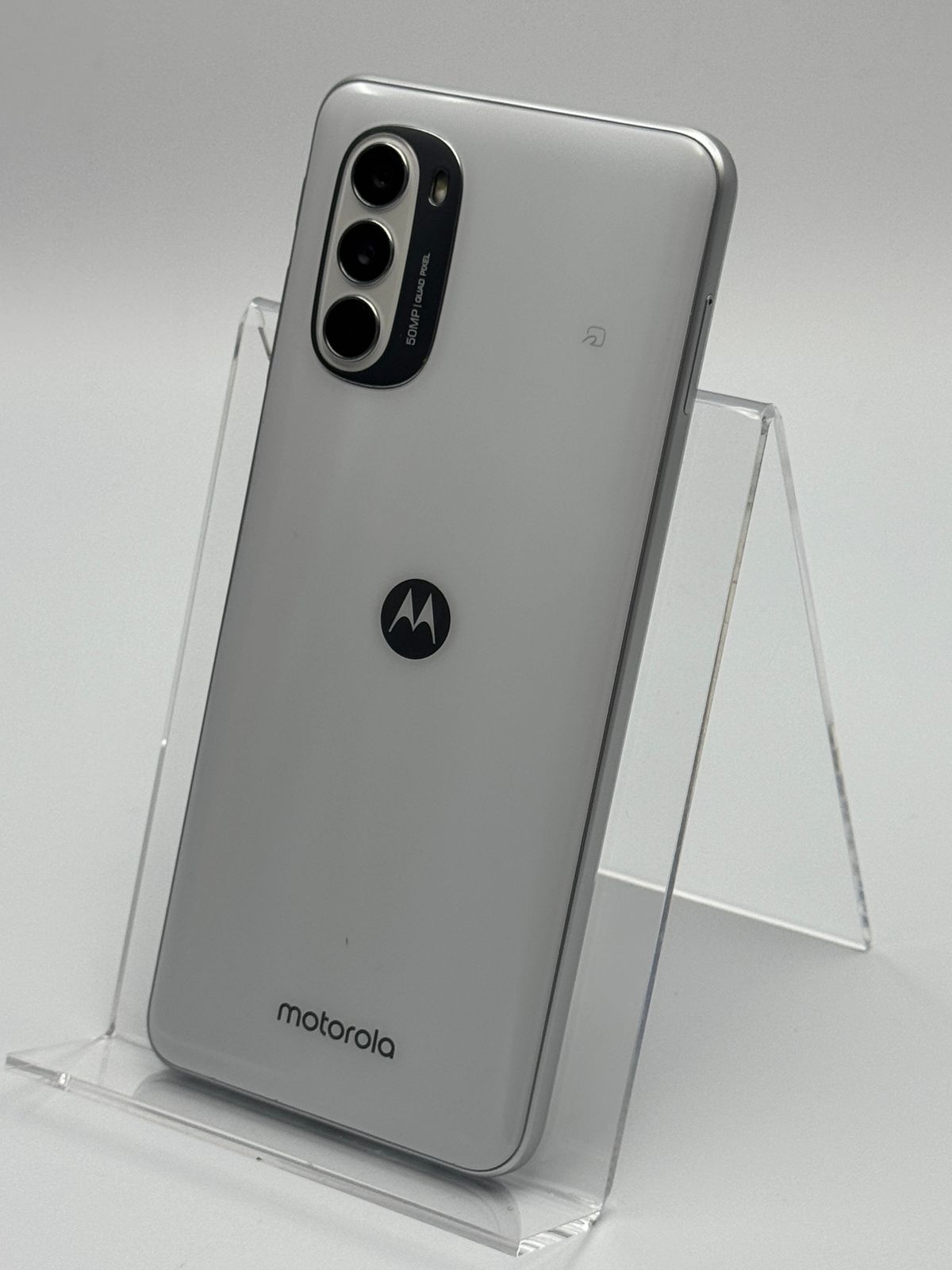 【極美品】Motorola moto g52j 5G II パールホワイト 箱付 moto g52j 5G II パールホワイト 128 GB SIMフリー モトローラ【公式