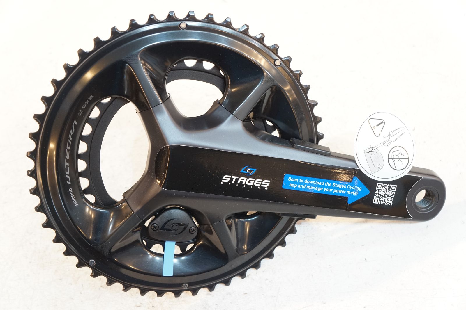 SHIMANO 「シマノ」 ULTEGRA R8100 STAGES 50-34T 172.5mm パワーメータークランクアーム / バイチャリ浦和ベース