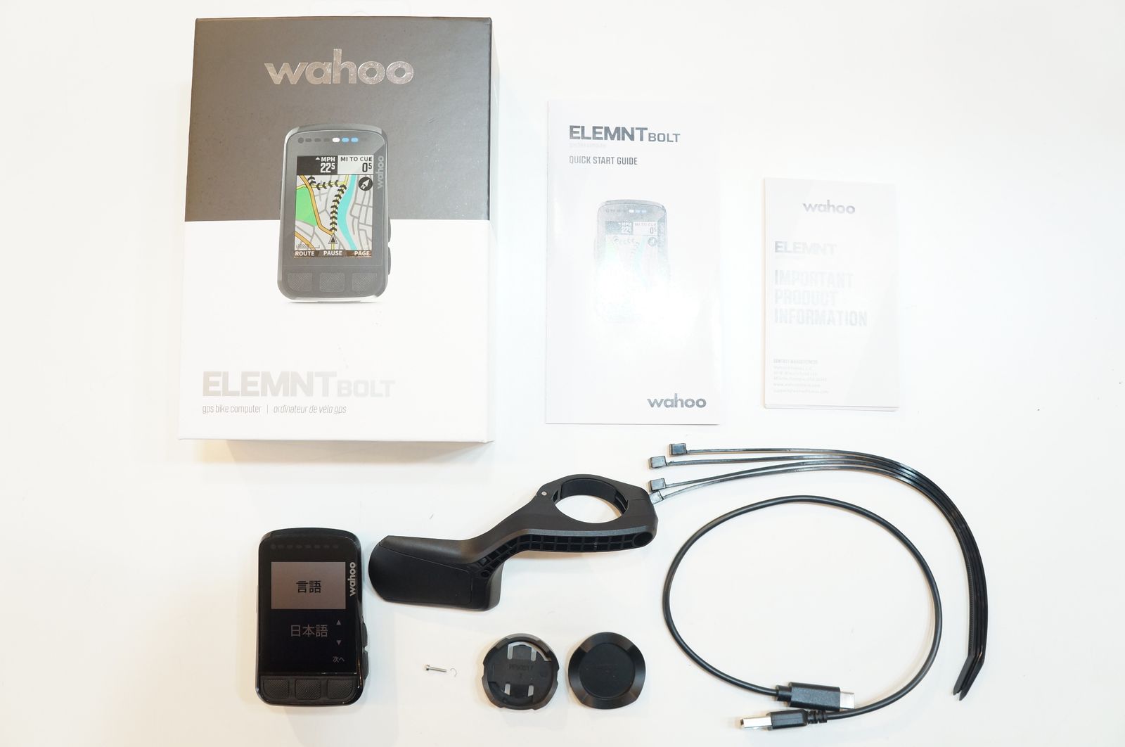 WAHOO 「ワフー」 ELEMENT BOLT サイクルコンピューター / バイチャリ浦和ベース