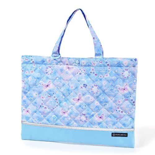 COLORFUL CANDY STYLE レッスンバッグ キルティング (ループ付き) 撥水タイプ リフレクター付き ムーンライトバタフライ 撥水 軽量 汚れにくい シワ防止 女の子 NL481300ma 166723f1