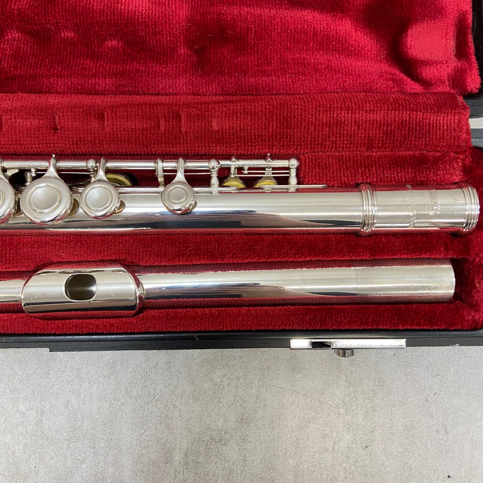 楽器・機材 【磨き済】YAMAHA YFL-311 フルート 頭部管銀製 Eメカ