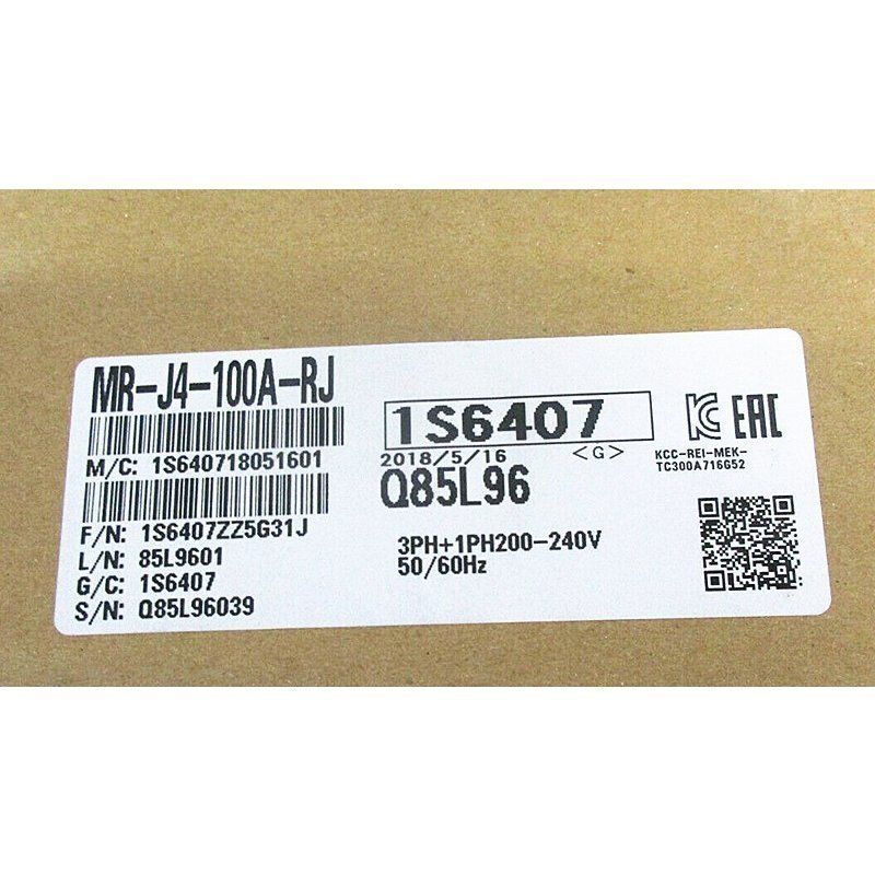 【新品★送料無料】三菱 サーボアンプ MR-J4-100A-RJ 【６ヶ月保証】