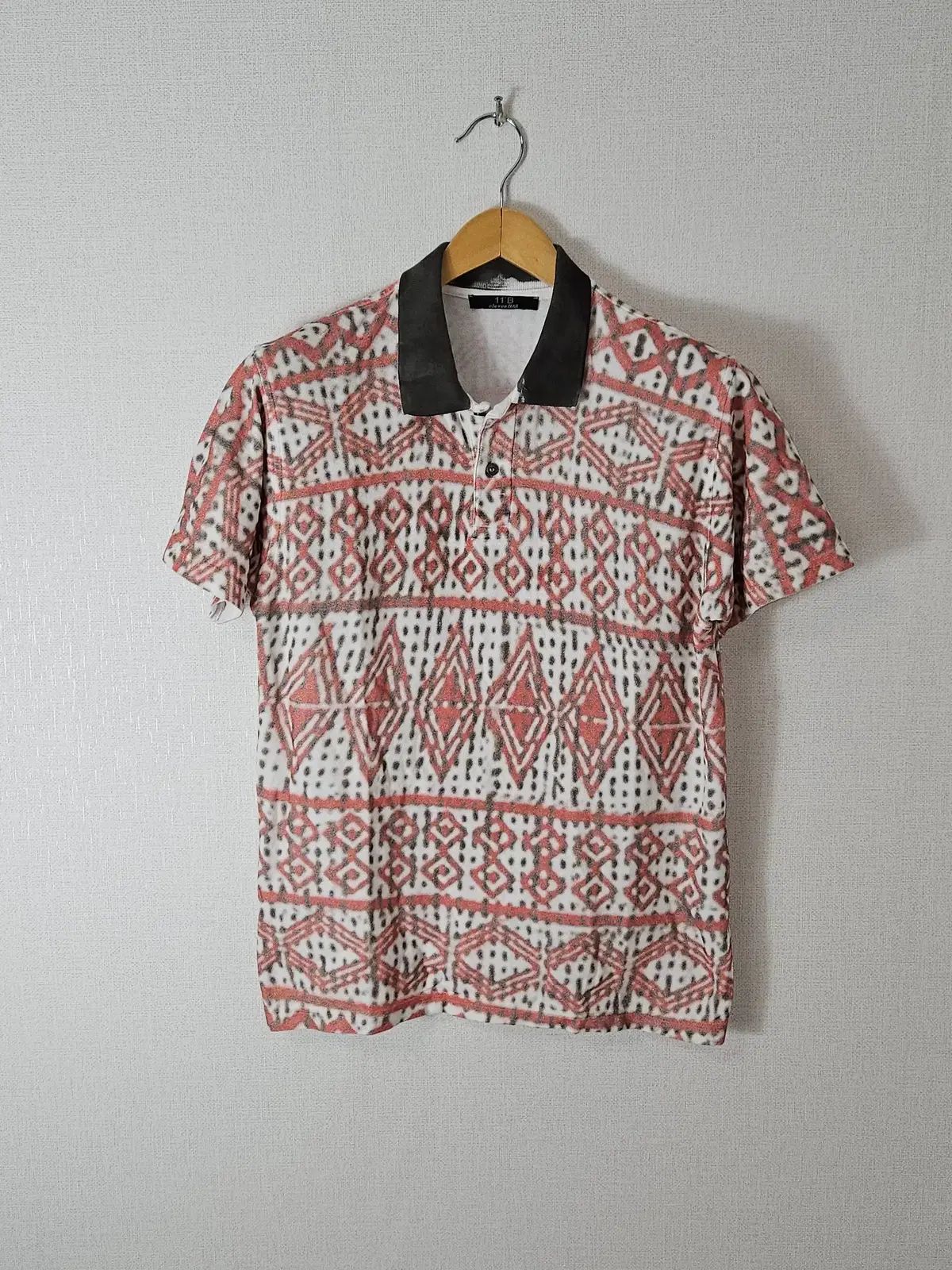 11'B (イレブンバ) イタリア製 半袖 カラーTシャツ ポロ ピケTシャツ 50 (100)