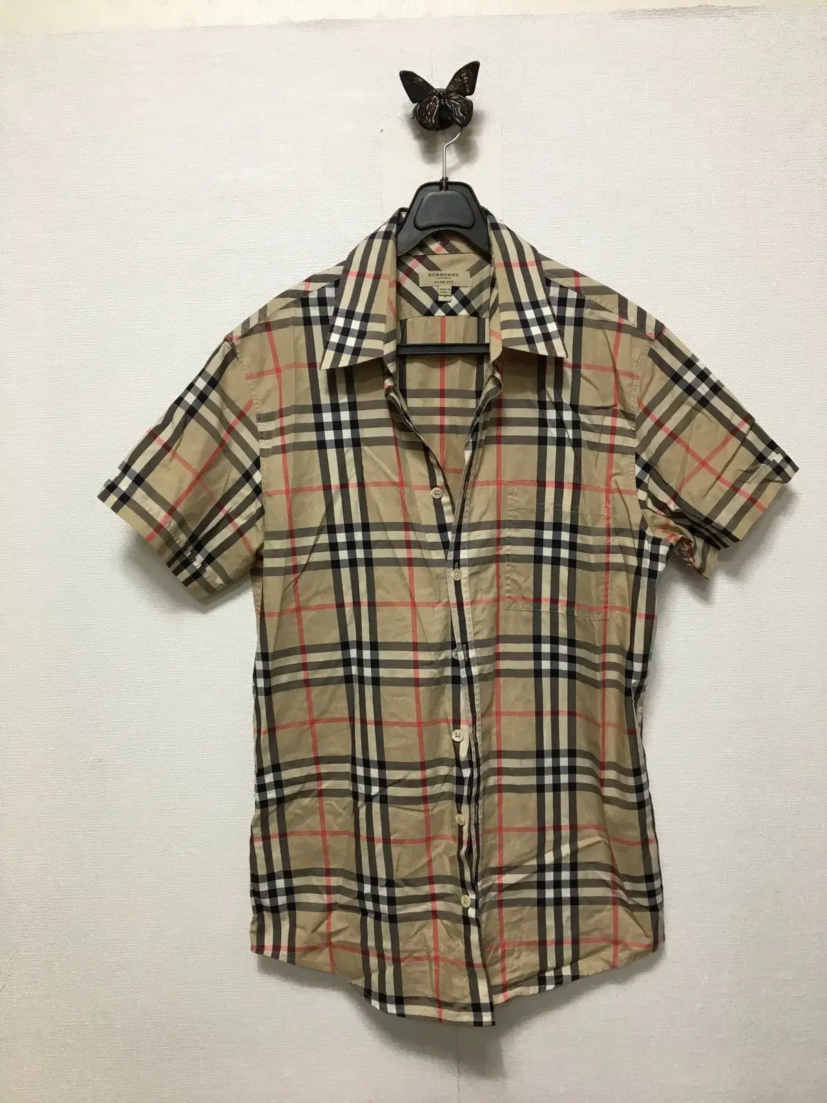 正規品 BURBERRY バーバリー Classic Classic ノヴァチェック ノヴァチェック メンズ メンズ スリムフィット スリムフィット 半袖 半袖 シャツ シャツ
