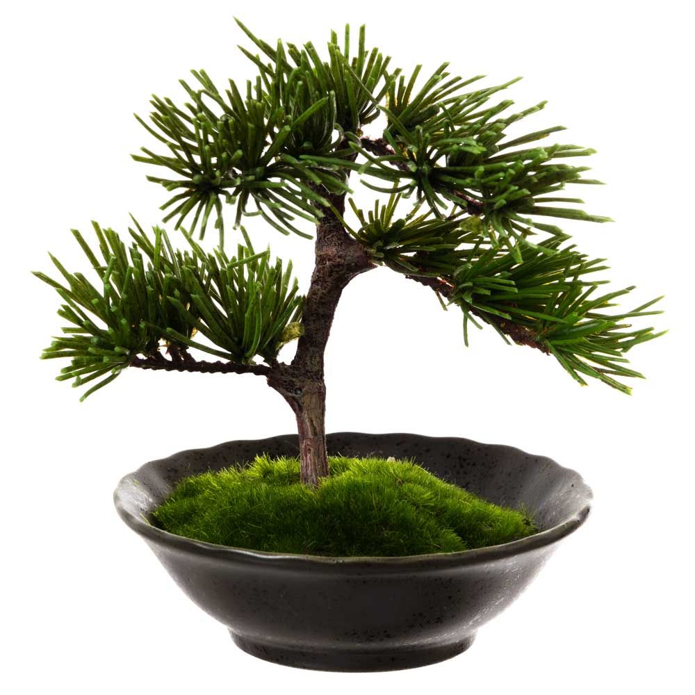 フェイク盆栽 BONSAI 人工盆栽 和モダン インテリア 枯れない観葉植物 然-ZEN- 寸-SUN- ミディアム03