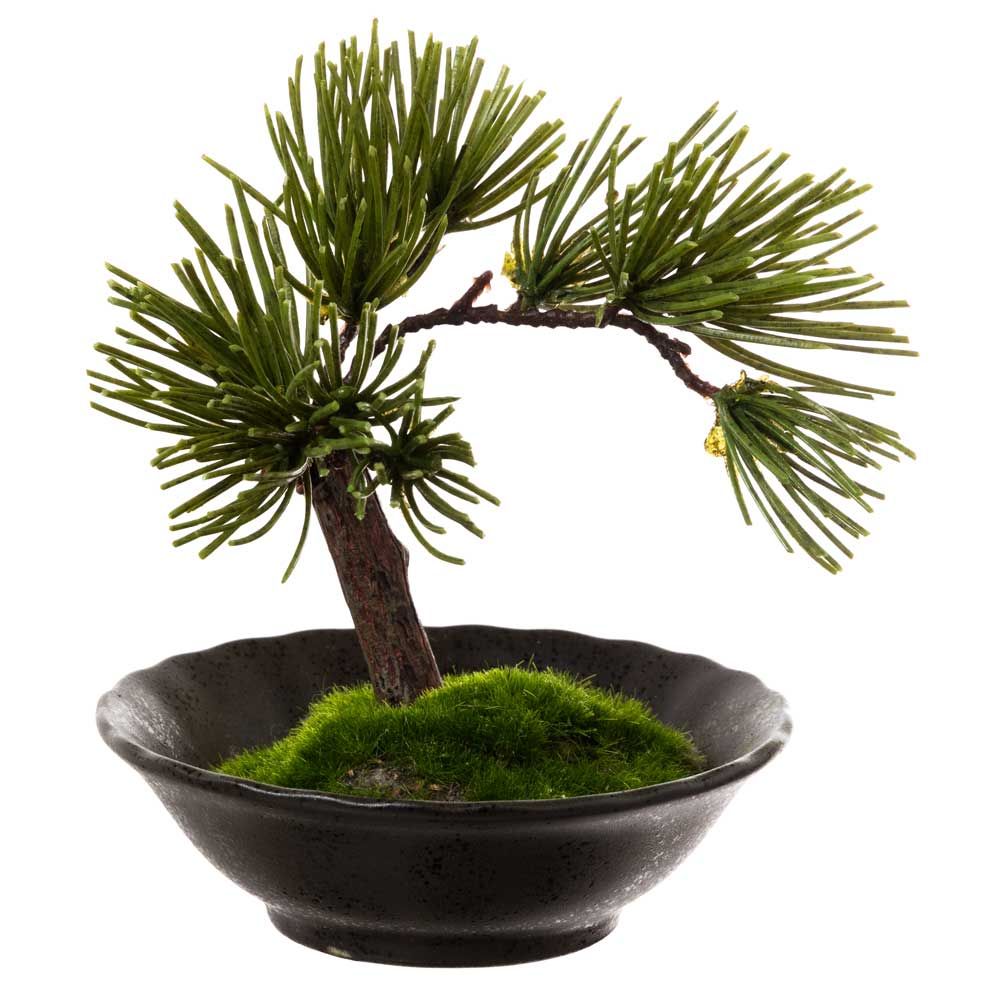 フェイク盆栽 BONSAI 人工盆栽 和モダン インテリア 枯れない観葉植物 然-ZEN- 寸-SUN- ミディアム06
