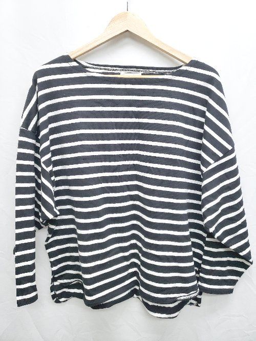 ◇ BEAUTY & YOUTH UNITED ARROWS ボーダー 長袖 Tシャツ カットソー ブラック ホワイト レディース P 【1406180052515】