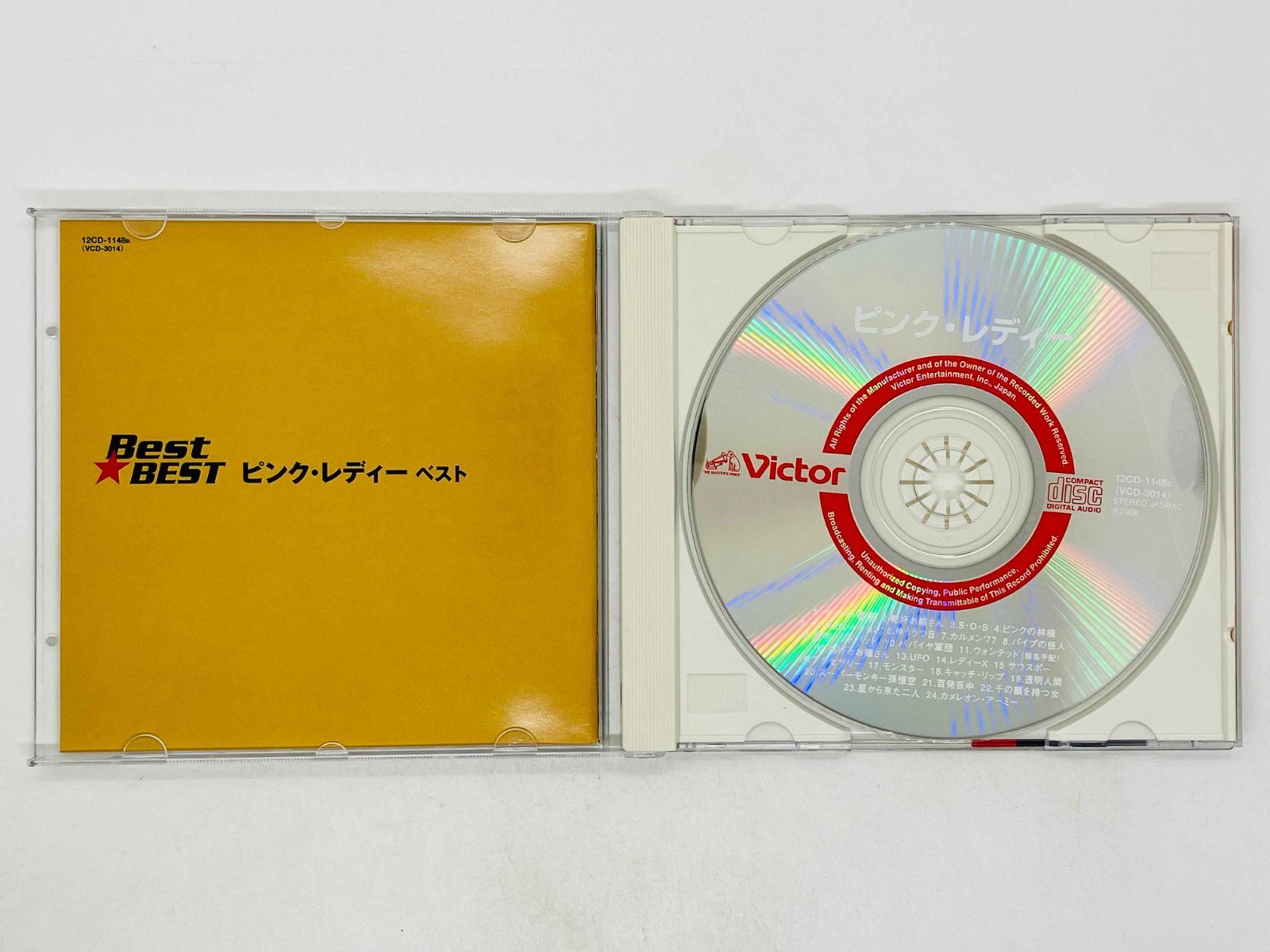 CD 旧規格 ピンクレディー ベスト Best☆BEST 帯付き 12CD-1148B V05