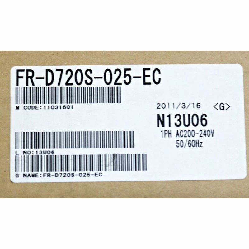 新品【 ★送料無料 】MITSUBISHI 三菱電機 FR-D720S-025-EC インバーター【６ヶ月保証】