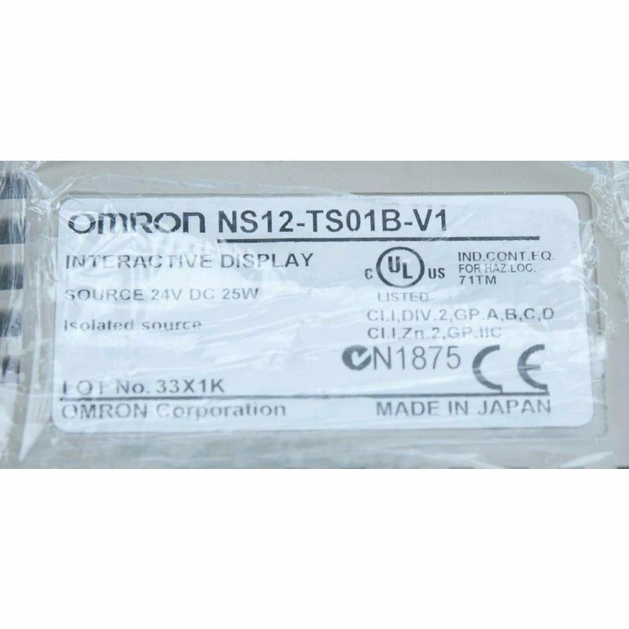 新品【 ★送料無料 】OMRON オムロン NS12-TS01B-V1 インタラクティブディスプレイ タッチパネル【６ヶ月保証】