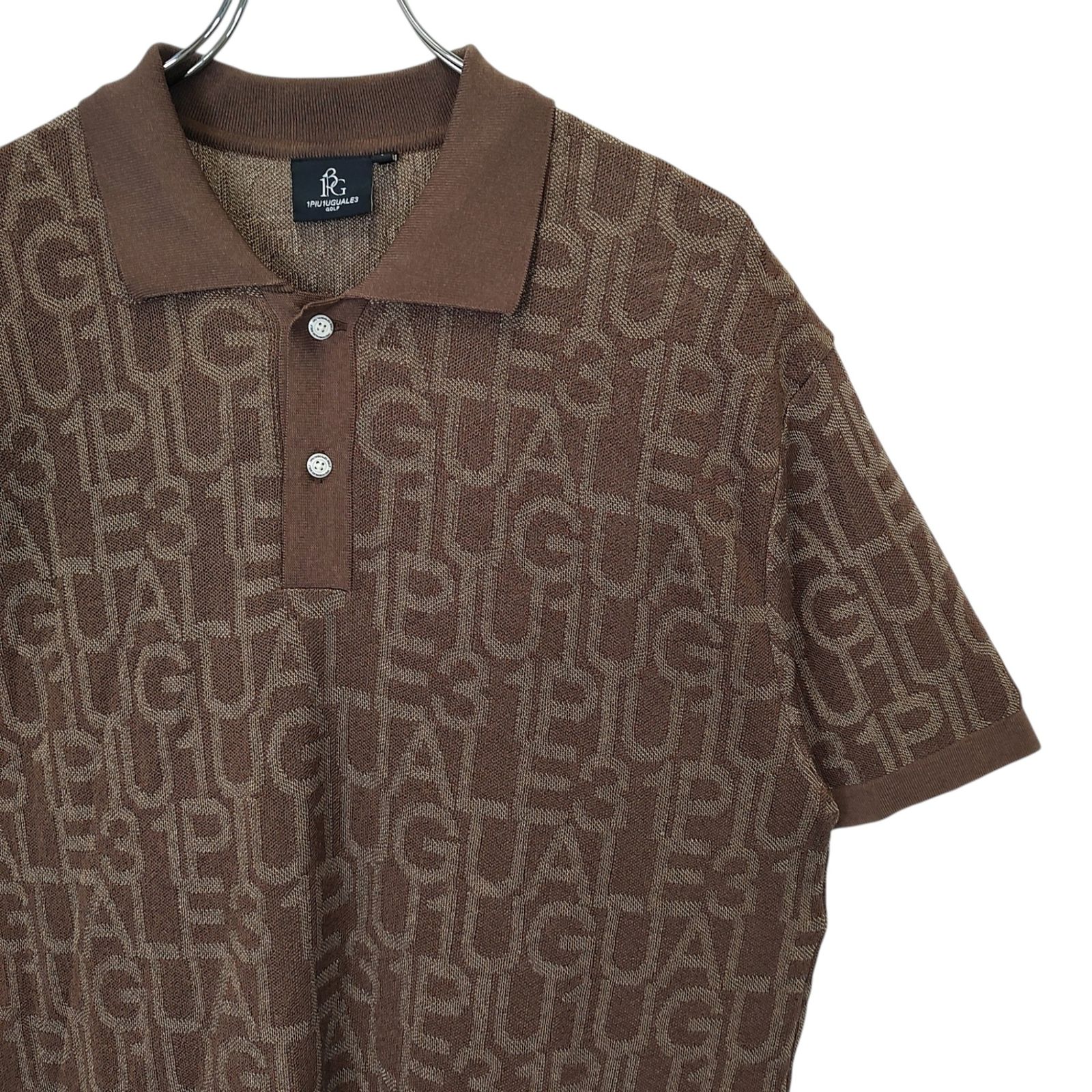 1PIU1UGUALE3 GOLF ウノピゥウノウグァーレトレ ゴルフ KNIT POLO 