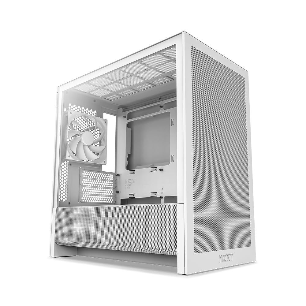 NZXT H3 Flow Micro-ATX ミドルタワー型PCケース ホワイト CC-H31FW-01 CS9295 [ホワイト] [H3] [Flow]
