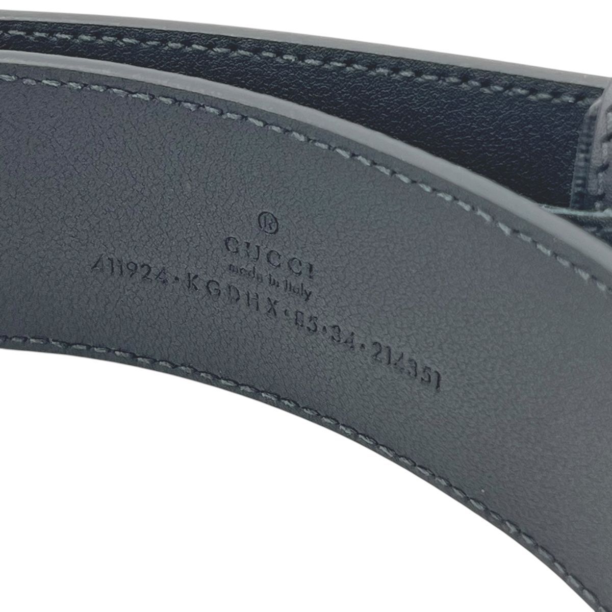 中古】 GUCCI グッチ バックル インターロッキングG バックル付き GG
