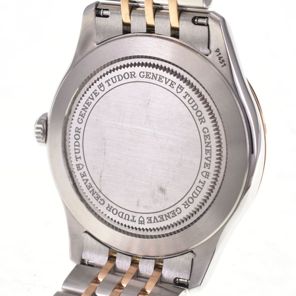 チューダー TUDOR Ref.91451 1926 デイト ブラック 自動巻き メンズ 美品 箱・保証書付き 腕時計 H#147746