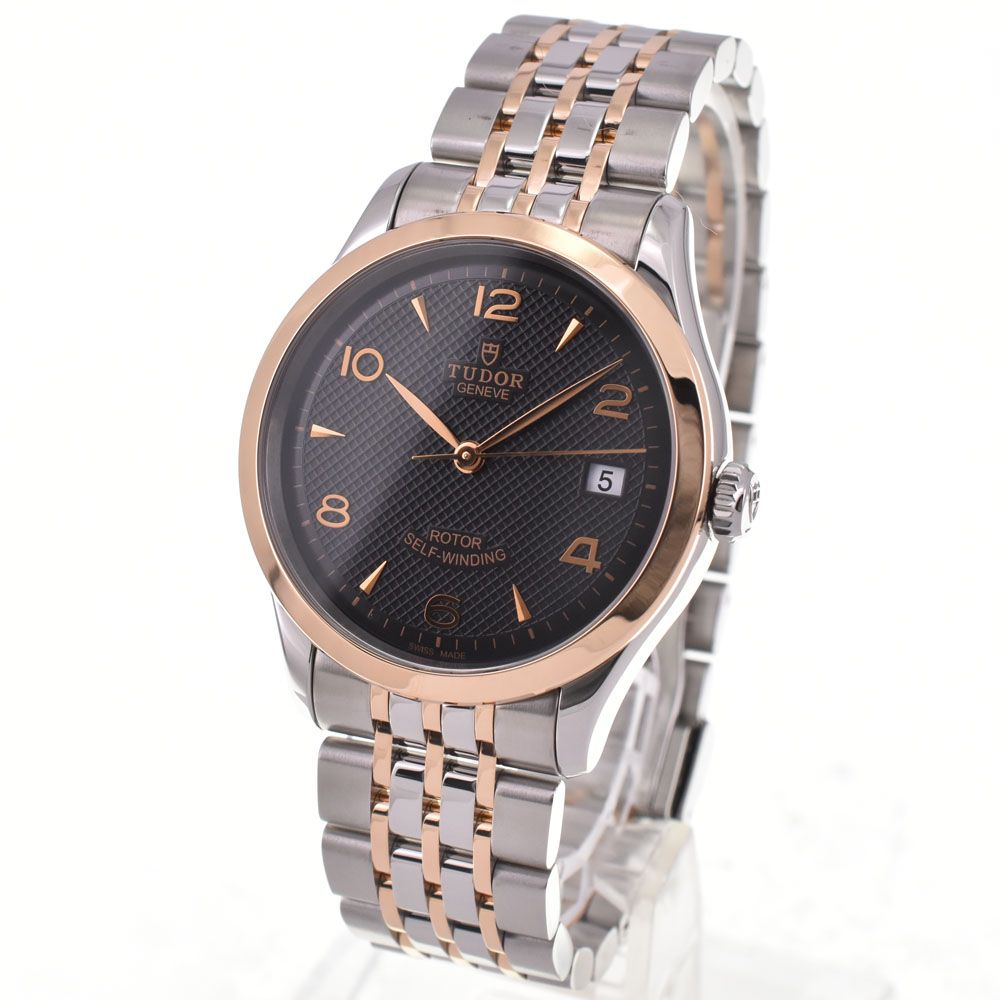 チューダー TUDOR Ref.91451 1926 デイト ブラック 自動巻き メンズ 美品 箱・保証書付き 腕時計 H#147746