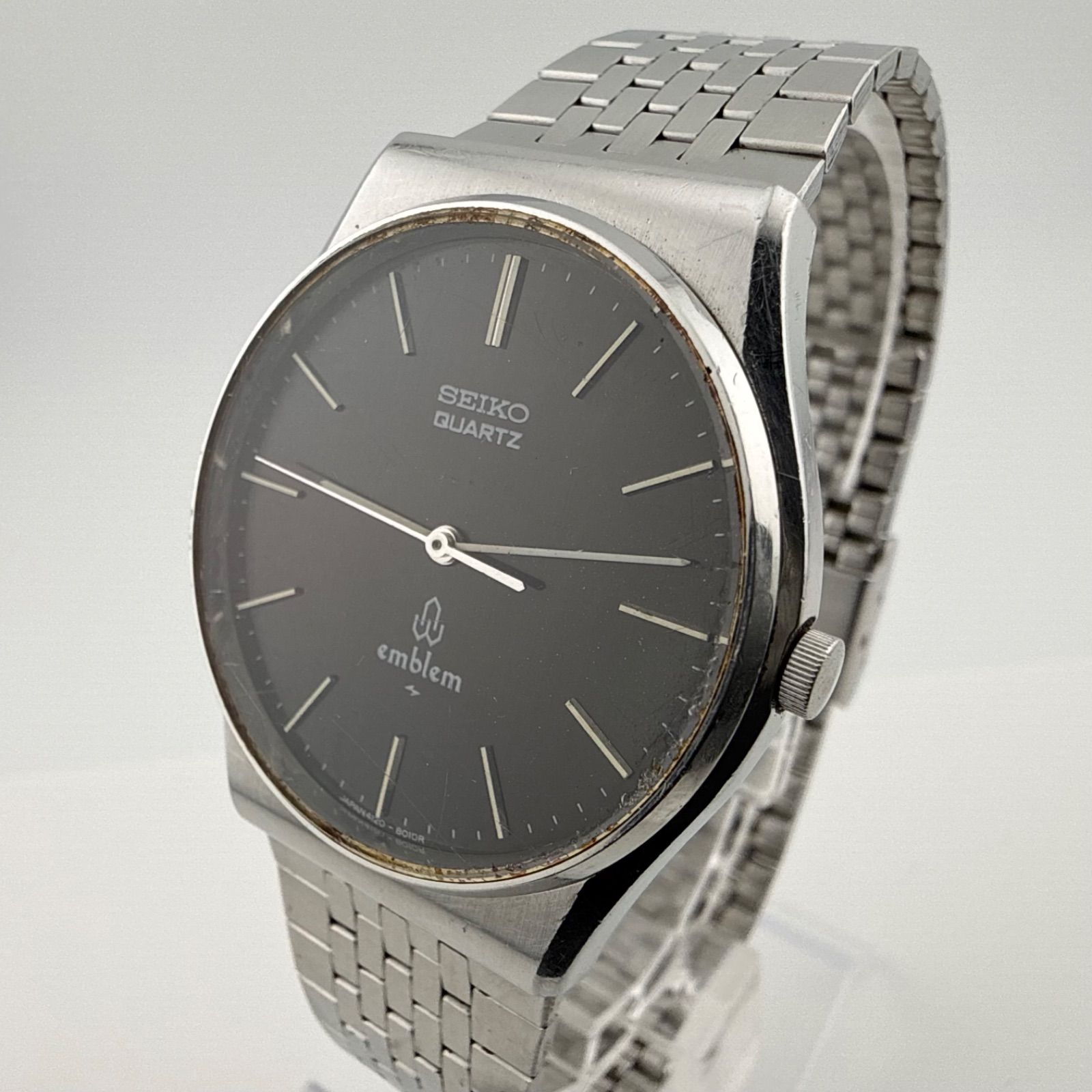 SEIKO 4120-8010 セイコー emblem エンブレム メンズ 腕時計 ジャンク 