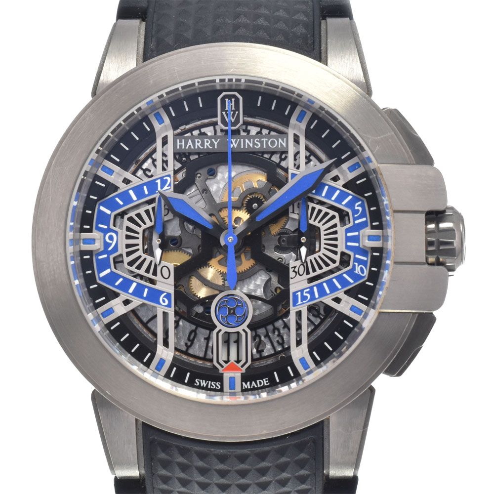 ハリーウィンストン HARRY WINSTON OCEACH44ZZ004 オーシャン プロジェクト Z9 世界限定300本 自動巻き メンズ 美品 腕時計 H#147778