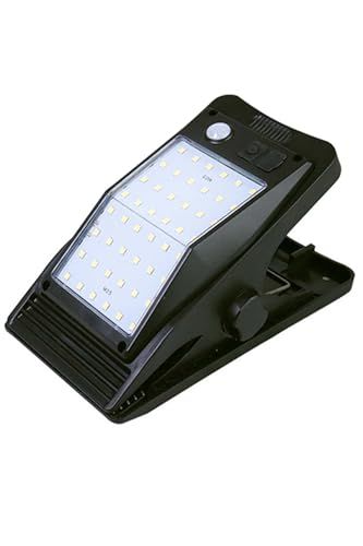 ソーラーライト 屋外 防水 人感センサー 電球色 暖色 ホワイト クリップ センサーライト LED (72灯 単品, ワーム)as