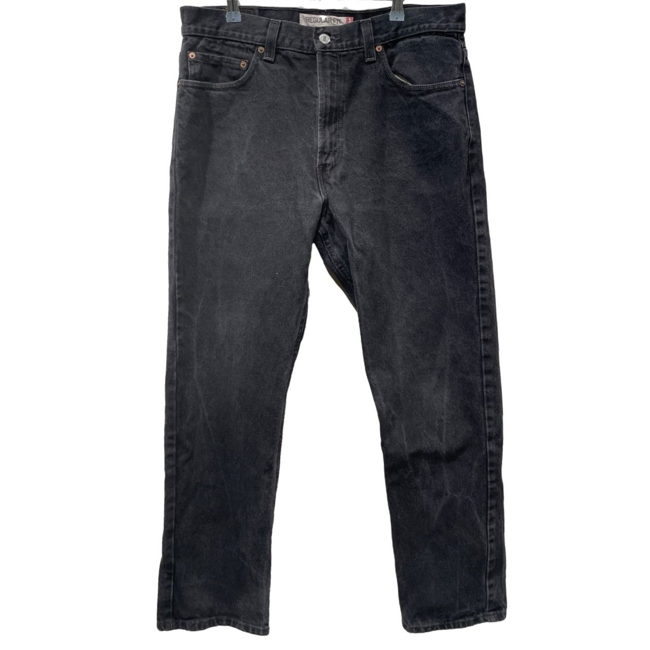 【Levi's リーバイス】505 ブラック 00s W34 L30 レギュラーフィット ストレートジーンズ 古着 2603180041