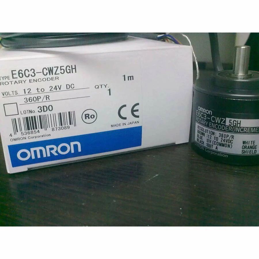 【新品★送料無料】OMRON ロータリエンコーダ E6C3-CWZ5GH 360P/R 【６ヶ月保証】