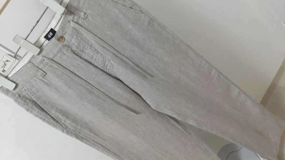麻100％ズボン / H&M エイチ・アンド・エム / 正規品 / メンズ / 定規32インチ
