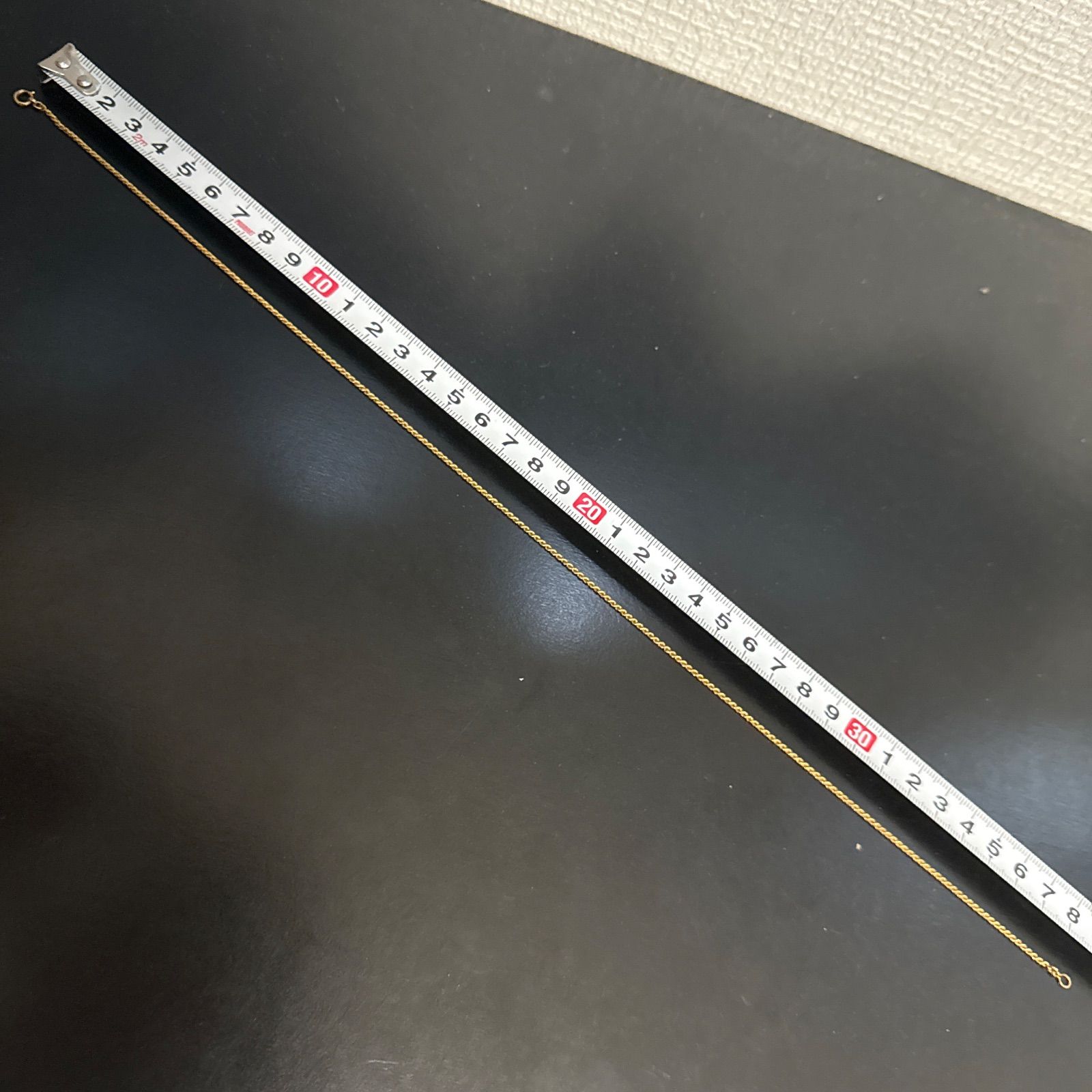 K18YGツイストチェーンネックレス39cm 4.6g 地金 身につける資産 これ 