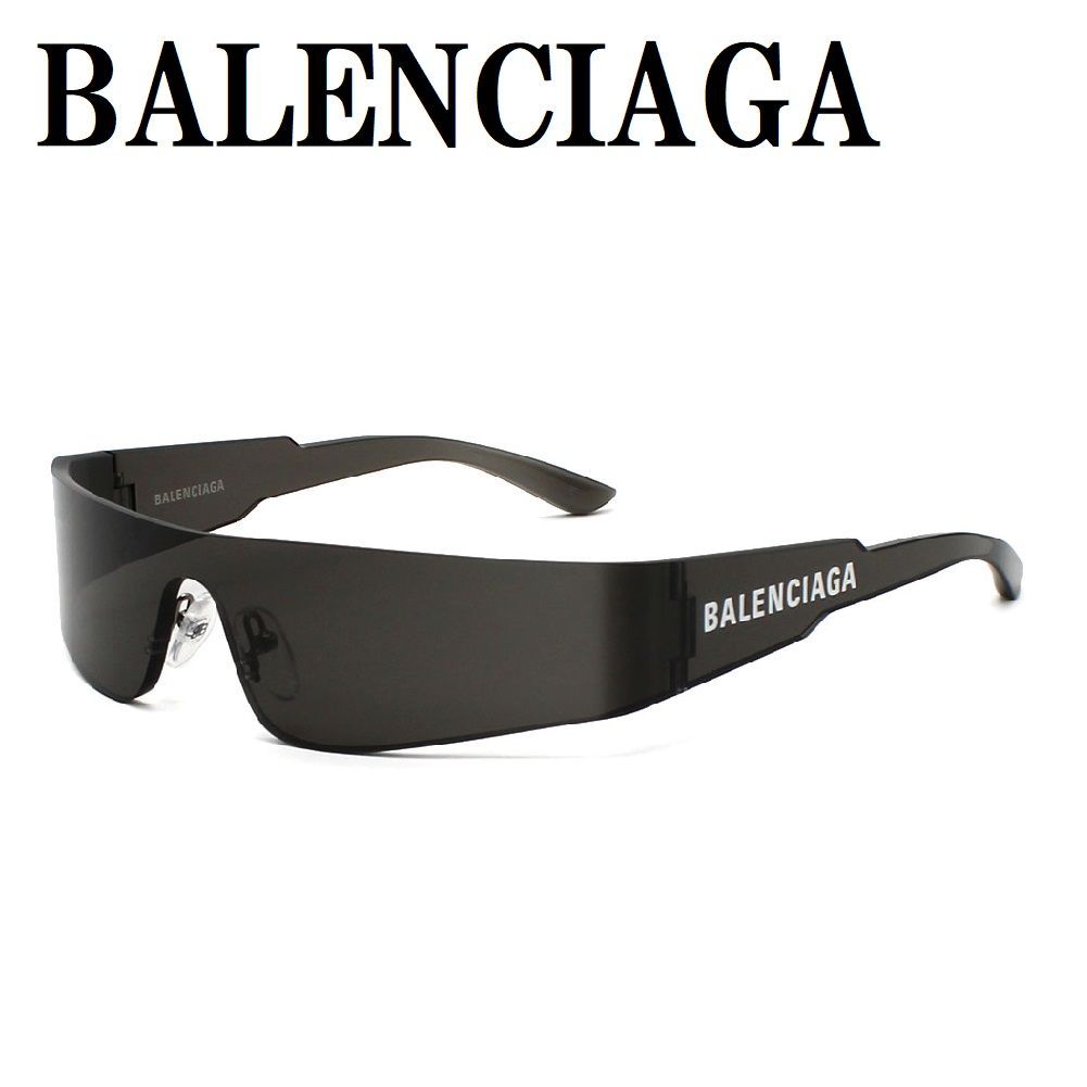 バレンシアガ BALENCIAGA BB0041S 001 サングラス ノーズパット UVカット 紫外線カット メンズ レディース グレー