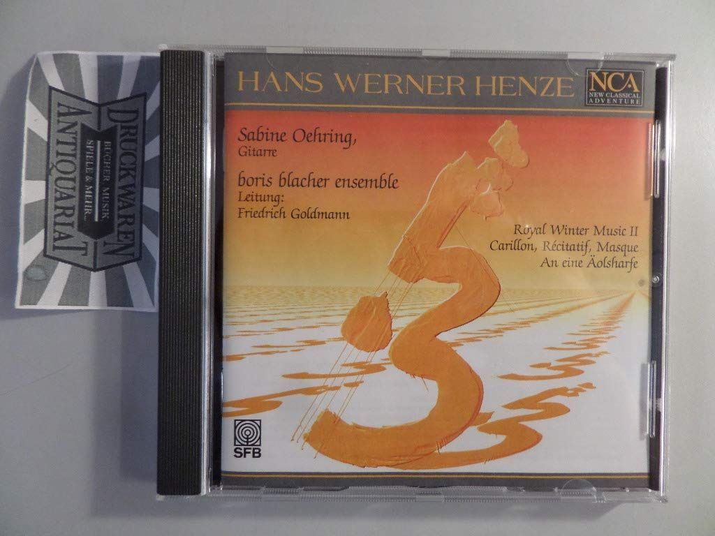 【CD】Henze: An eine ?olsharfe / Carillon, R?citatif, Masque / Royal Winter Music (II)