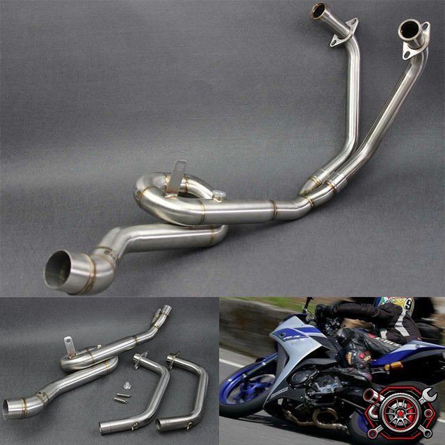 売れ筋ヤマハmt yzf r3 r25 r30 MT-25バイクフルシステムエキゾーストマフラーミッドフレームパイプステンレス100%ブランドcp514