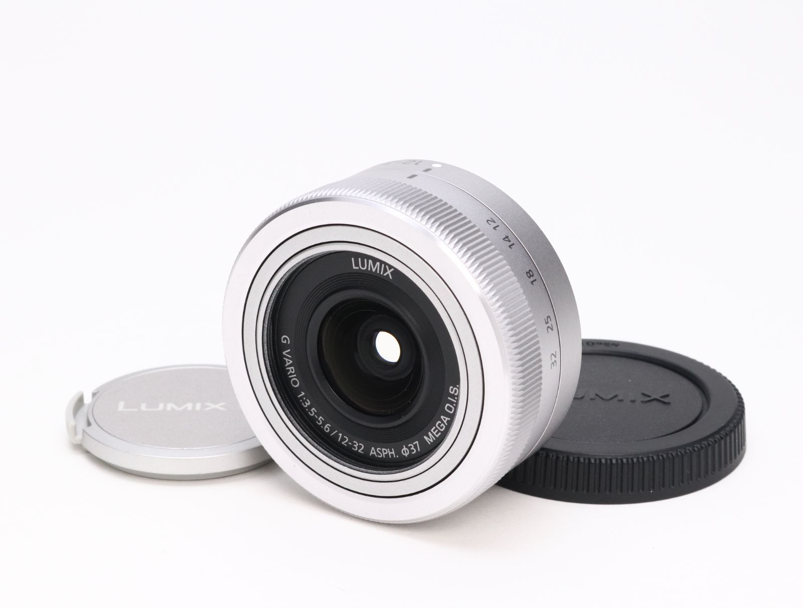 B+ (並品) Panasonic パナソニック LUMIX G VARIO 12-32mm F3.5-5.6 ASPH. H-FS12032 シルバー 初期不良返品対応 55-68 10,125円