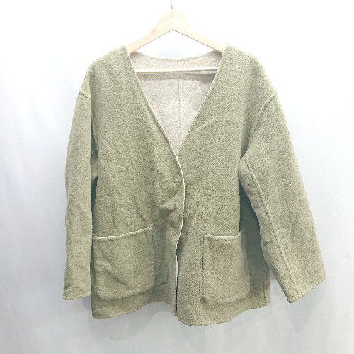 ◇ LOWRYS FARM ローリーズファーム 長袖 コート サイズF ベージュ カーキ レディース E 【1406180076719】