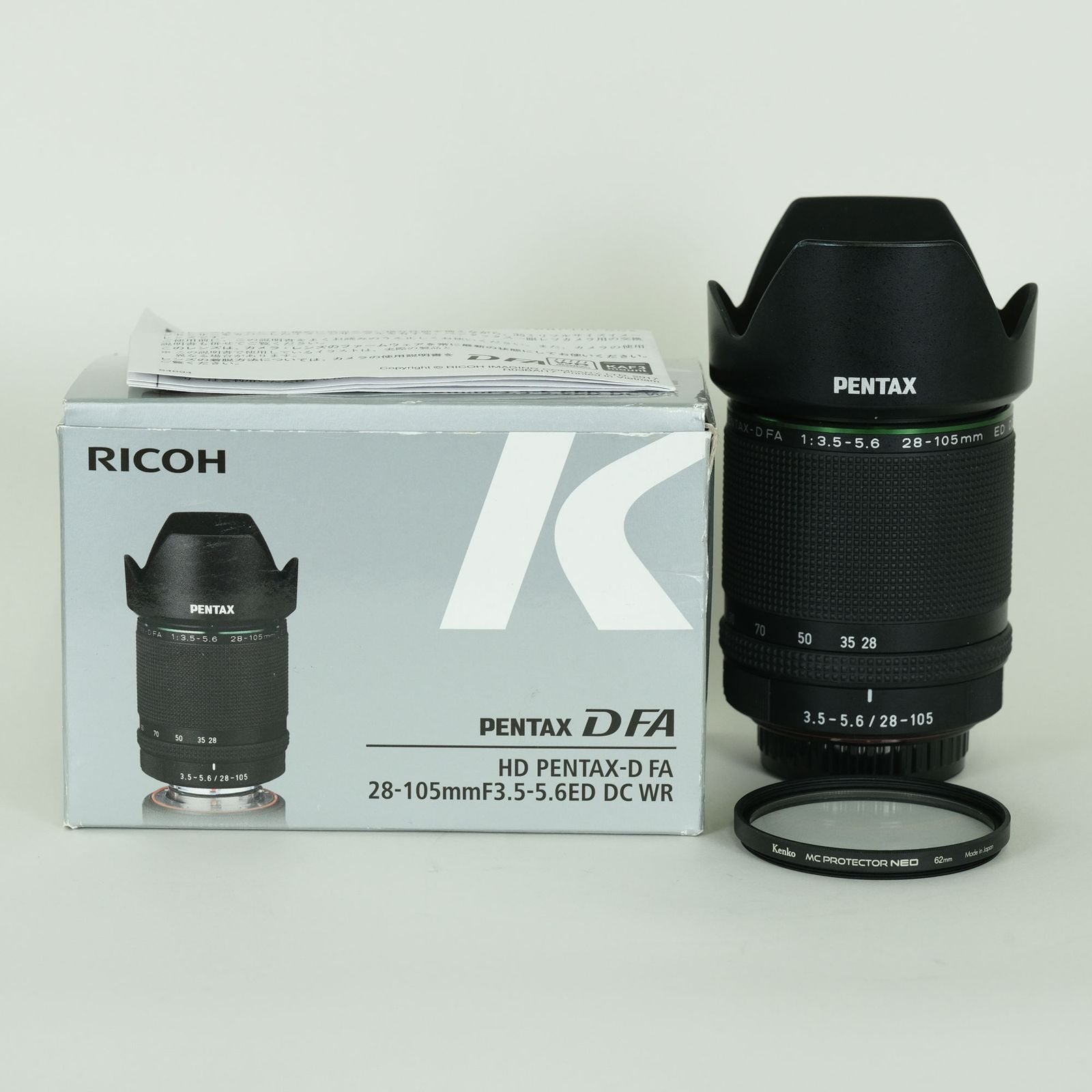 [良品 | フィルター付] PENTAX HD PENTAX-D FA 28-105mmF3.5-5.6ED DC WR | PENTAX Kマウント