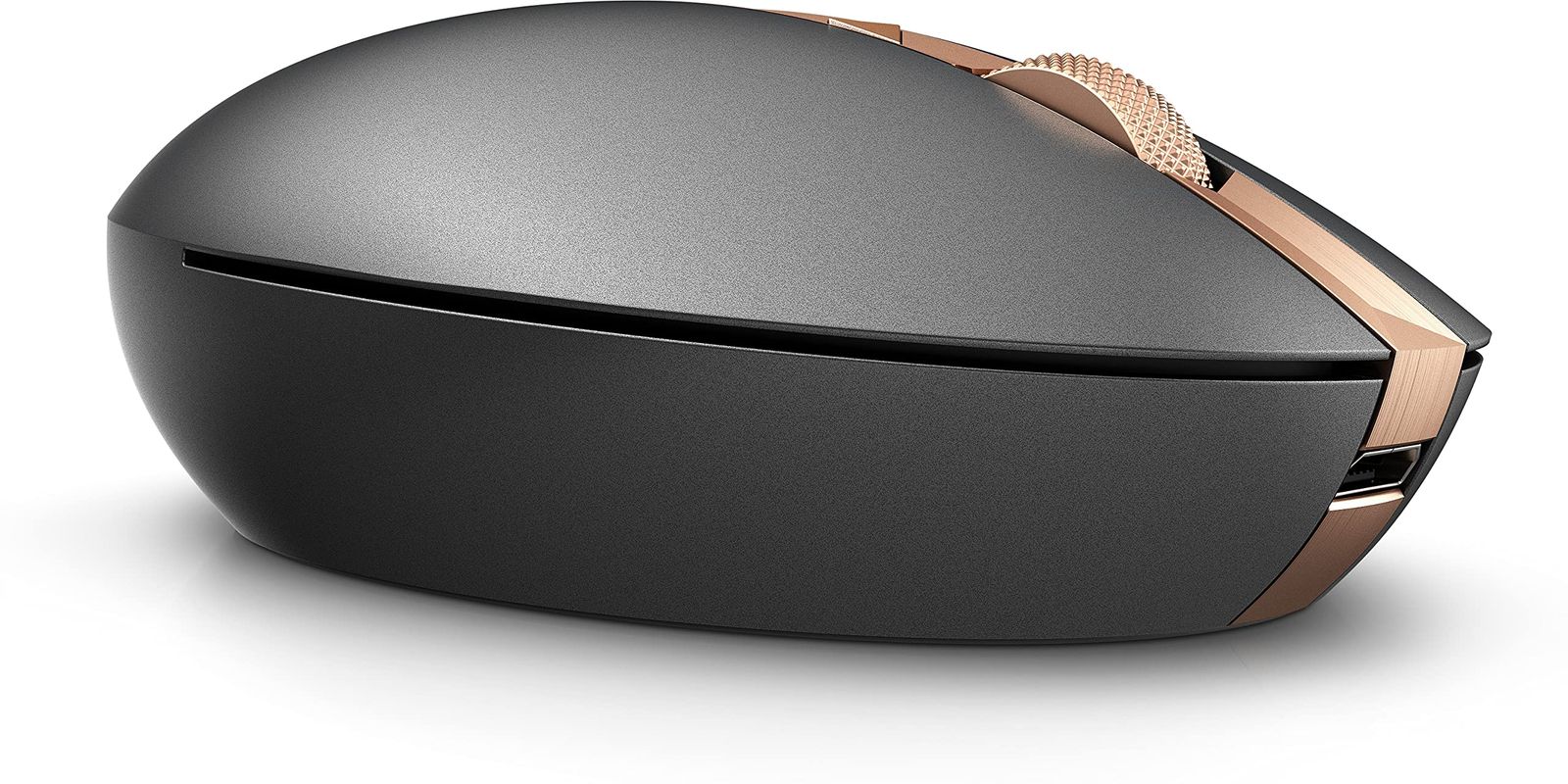 HP マウス Bluetooth 無線 充電式 ワイヤレス 4wayスクロールホイール【戻る/進むボタン搭載】HP Spectre 700 ブラック ブルートゥ [ブラック] [単品] [【Spectre】USB無線/Bluetooth/microUSB充電]