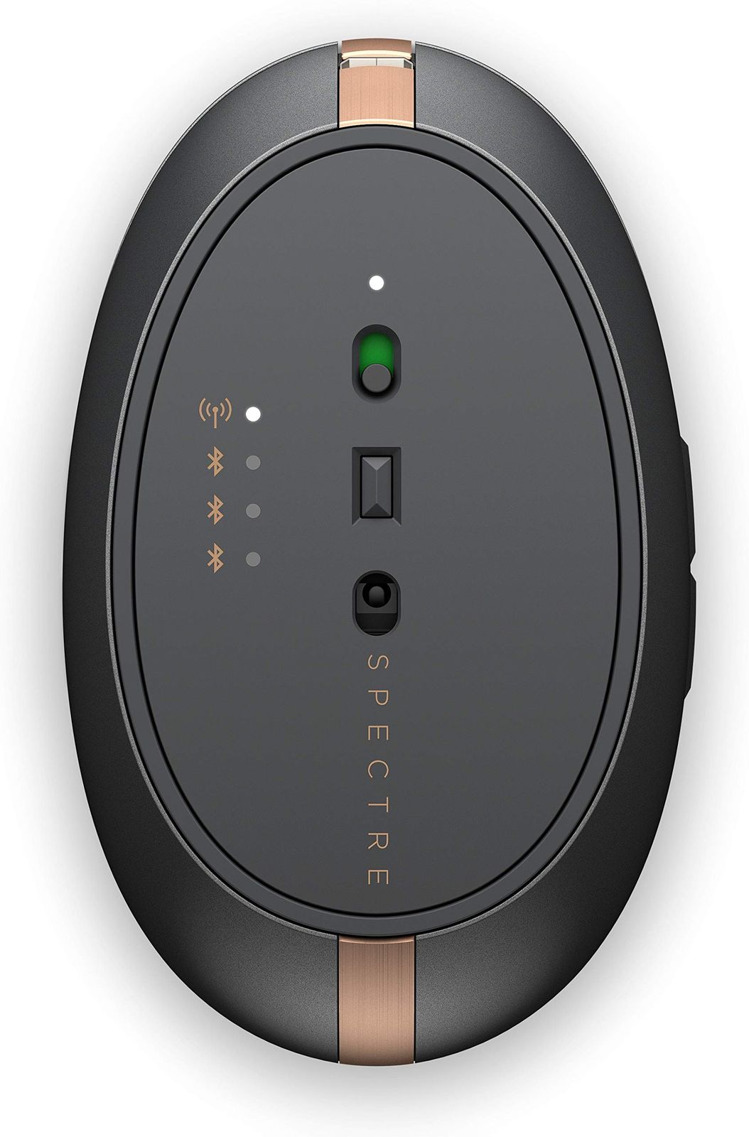 HP マウス Bluetooth 無線 充電式 ワイヤレス 4wayスクロールホイール【戻る/進むボタン搭載】HP Spectre 700 ブラック ブルートゥ [ブラック] [単品] [【Spectre】USB無線/Bluetooth/microUSB充電]